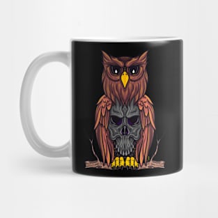 Skull owl Mug